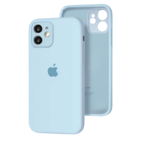 Чохол Silicone Case Full Camera на iPhone 12 mini Sky blue Чохол Silicone Case Full Camera на iPhone 12 mini Sky blue